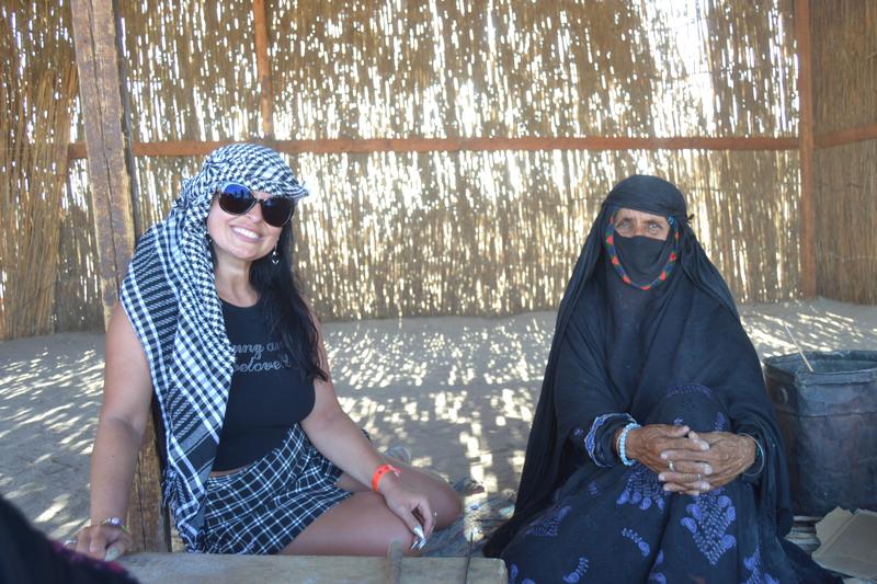 Meeting our Bedouin host