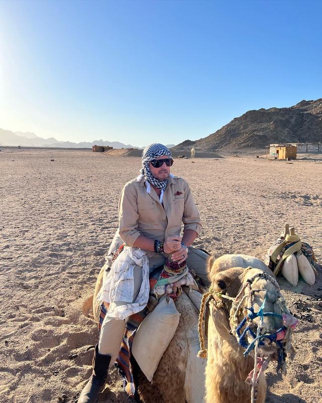 Camel ride at the Bedouin village