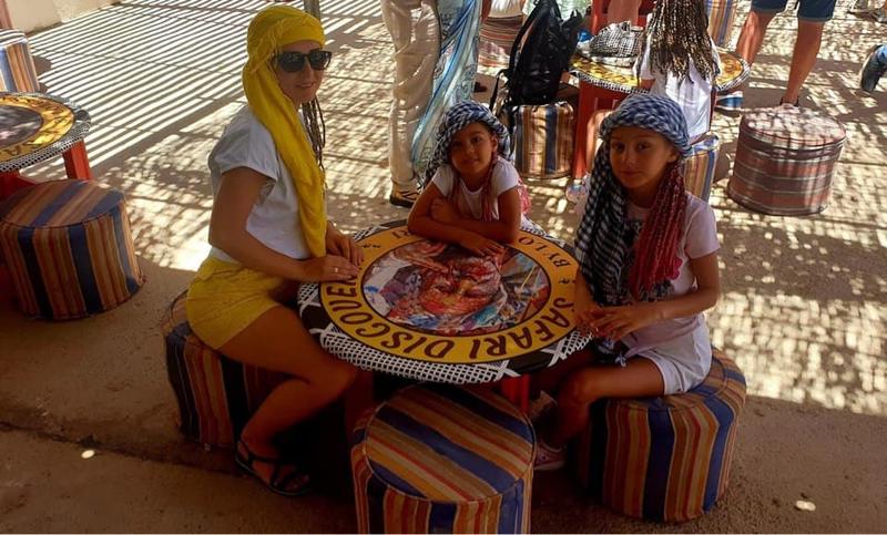 Kids at the Bedouin camp