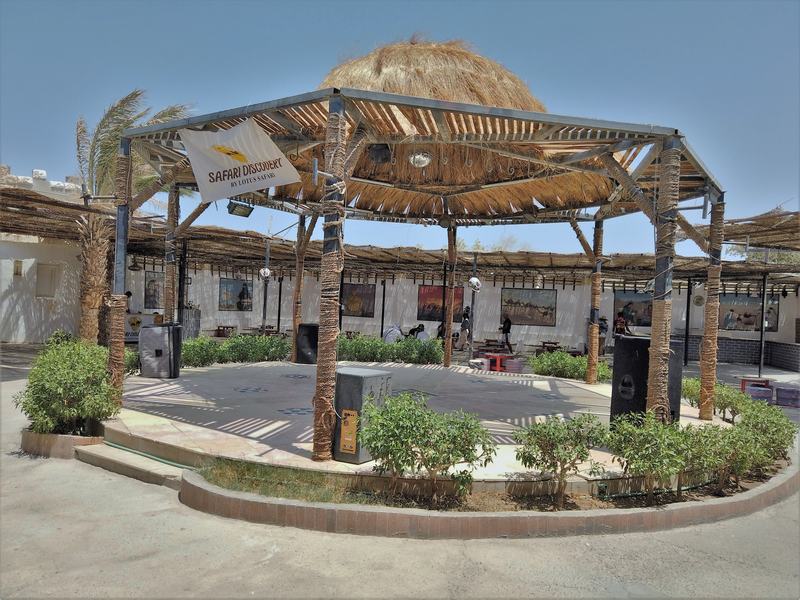 Our Bedouin camp and show stage