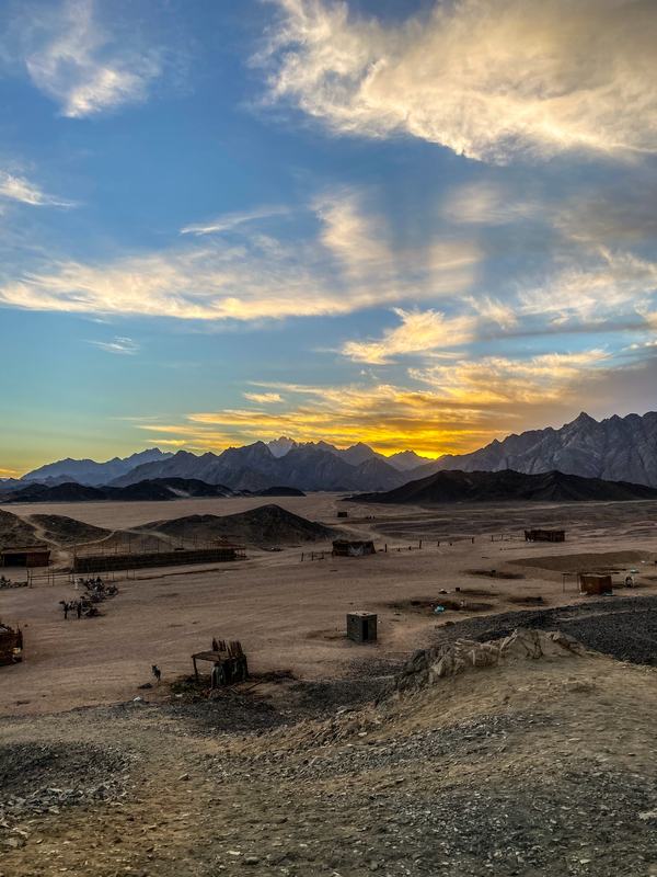 Sunset over the Eastern Desert