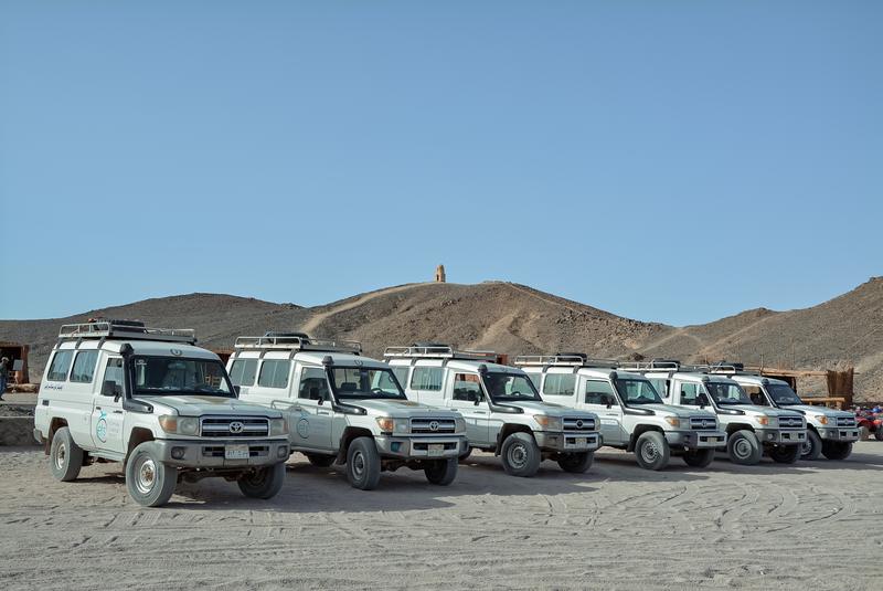 Our 4×4 jeep fleet