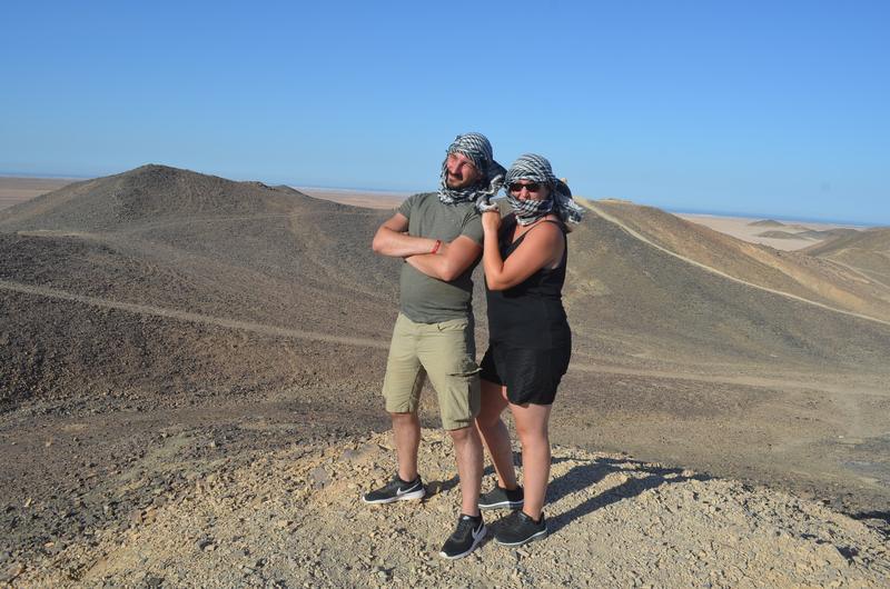 Mountain view over the Eastern Desert