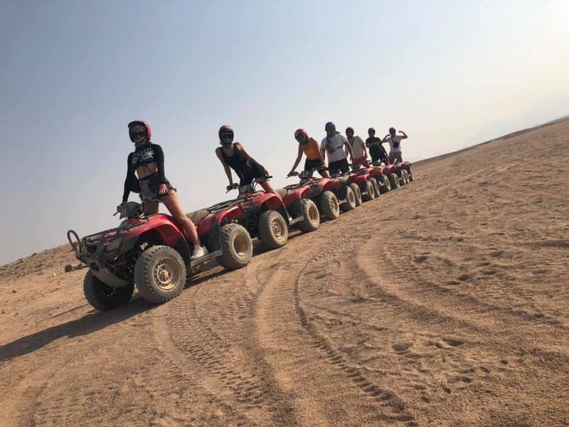 Quad convoy on the dunes