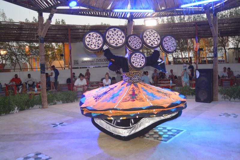 Tanoura dancer on the show stage