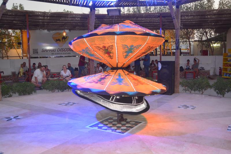 Tanoura dancer on the show stage